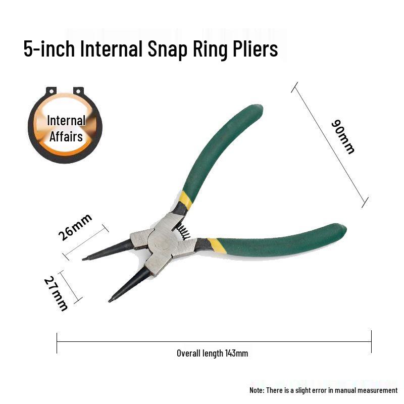 Industrial-Grade Multifunctional Snap Ring Pliers Set for Internal & External Use