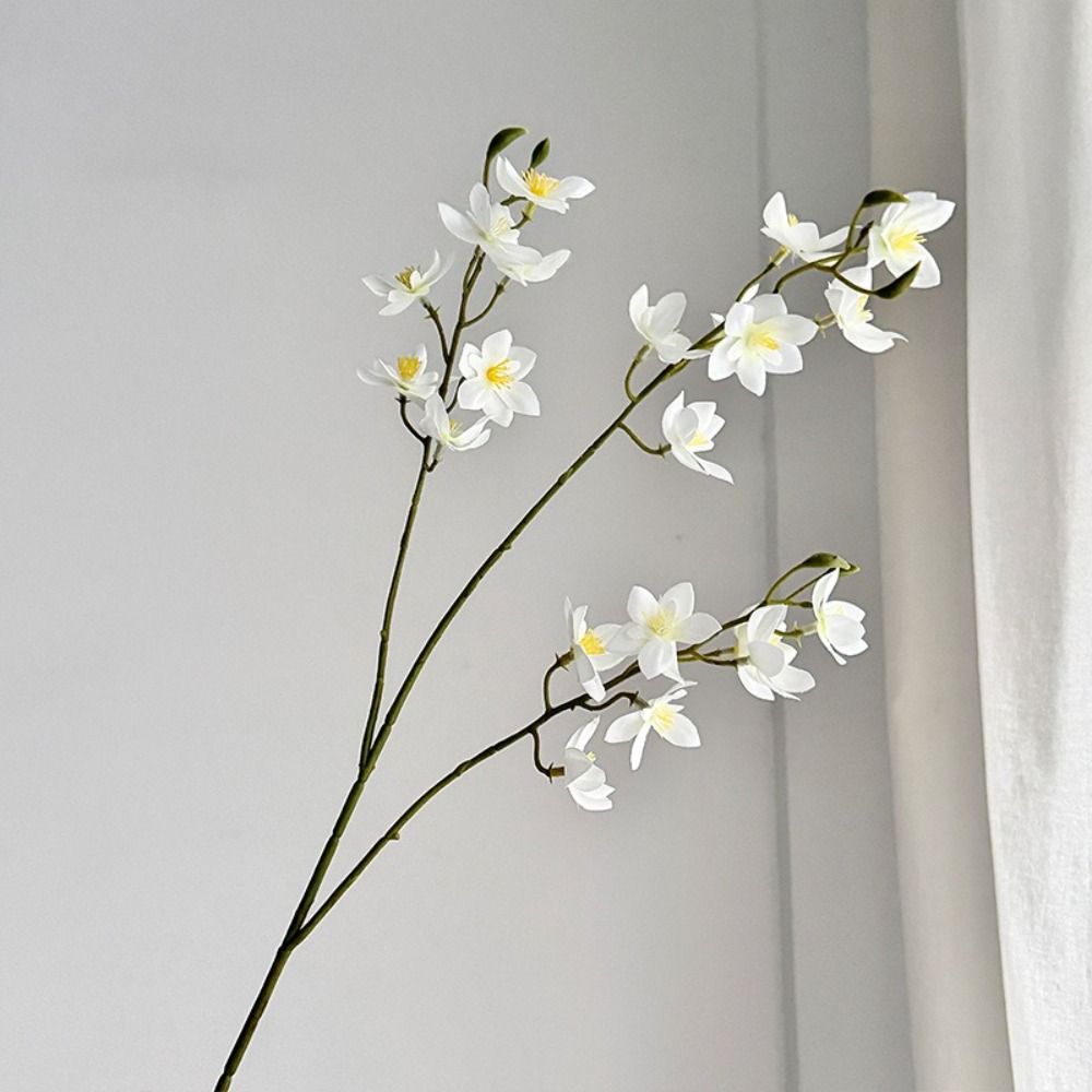75CM Magnolien Künstliche Blumen Mehrfarbig Langer Ast Blumen Elegante Gefälschte Orchideen Heimdekoration