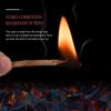 20pcs Outdoor Fire Starter Rope Camping Ignition Hemp Cord for Emergency Fire Lighting Tinder Ropes for Hiking Barbecues Hunting Grilling