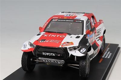 Ixo Scale Toyota GR DKR Hilux GR 2023 Dakar Rally Cummings 1/43 T1+ #217 H. Lategan/B.