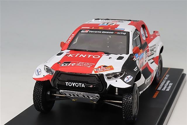 IXO Scale Toyota GR DKR Hilux GR 2023 Dakar Rally Cummings 1/43 T1+ #217 H. Lategan/B.