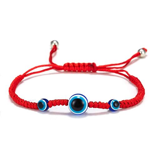 Lucky Blue Evil Eye Charms Bracelet Handmade Black Red String Thread Rope Couple Bracelet 2020 Lucky Jewelry For Women Men Gifts
