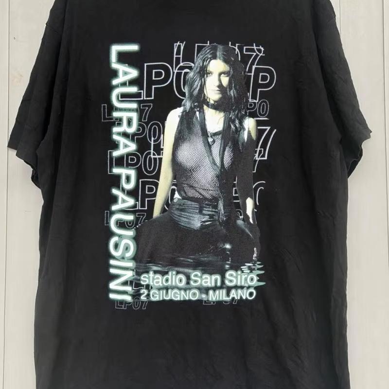 

Laura Pausini Stadio San Siro T Shirt Cotton for Unisexs Clothing Graphic T Shirts Graphic T Shirts Y2k Clothes Unisex Cheap Clothing S