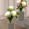Energy Efficient Peony Shape Nightlight With Realistic Flower Design NonToxic Plastic Bedroom Table Decorations