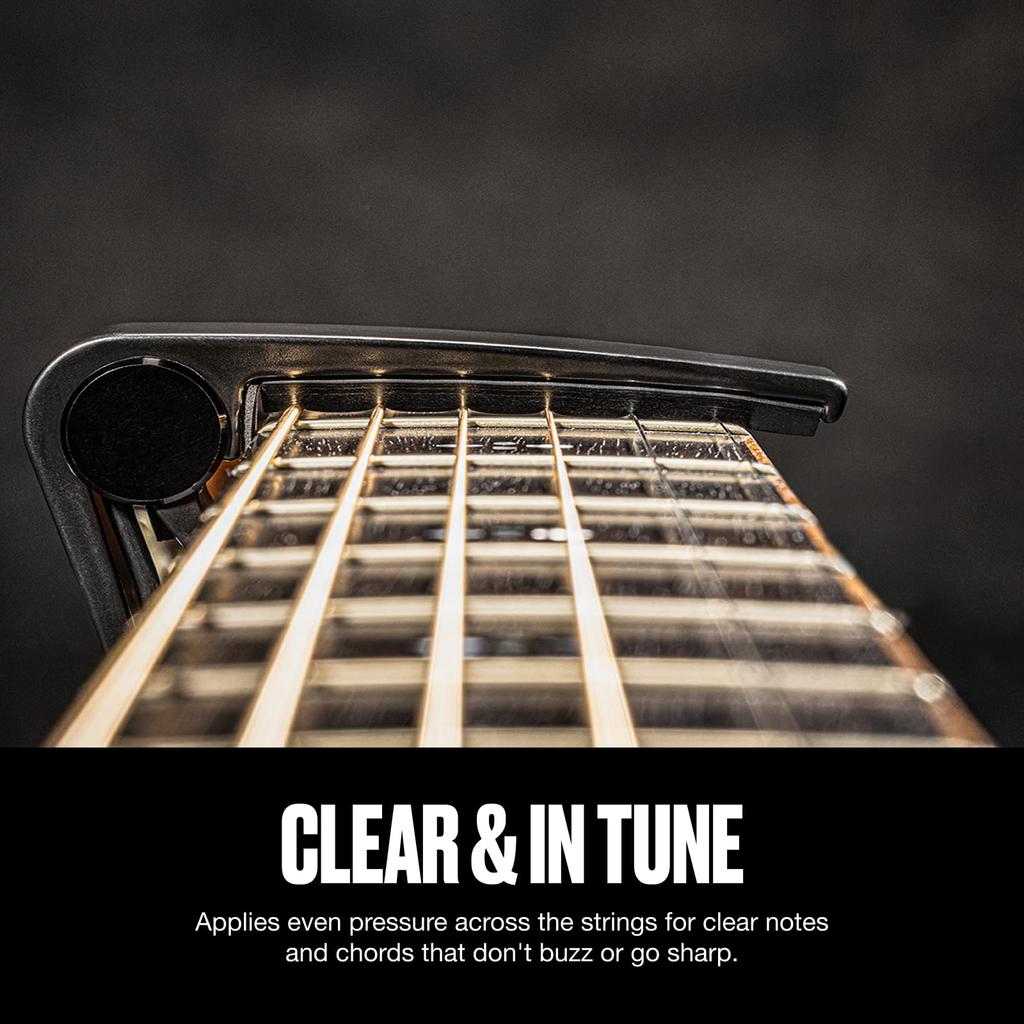 Jim Dunlop 84FG Acoustic Trigger Capo for Flat Gold Fretboards,