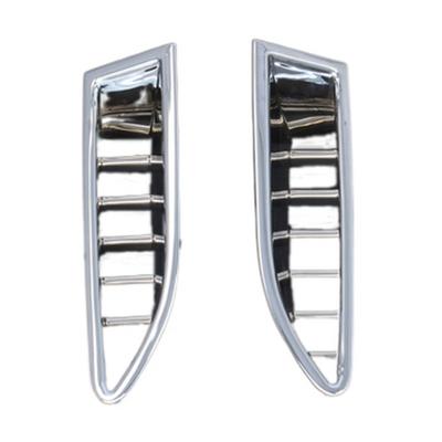 Chrome Finish Front Bumper Trim Fit Design Easy Tallation Glossy Chrome Finish Mirror Chrome Aesthetic For Nissan