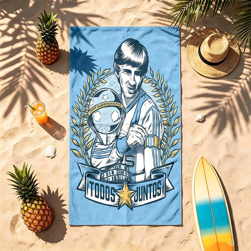 Racing Club de Avellaneda (5) Theme Beach Towel Sand Resistant Soft And Comfortable Suitable For The Pool Camping Yoga And Diving A Travel Essential