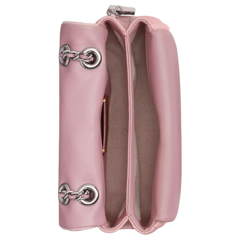 Coach Tabby 20 Classic Logo Napa Leather Crossbody Shoulder Bag Small Unisex bags White Pink CU081-LHPMC