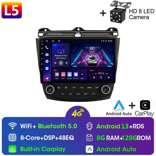 Android 14 Car Radio for Honda Accord 7 2003-2008 GPS Navigation Multimedia Video Player Carplay Android Auto Car Stereo 2 Din