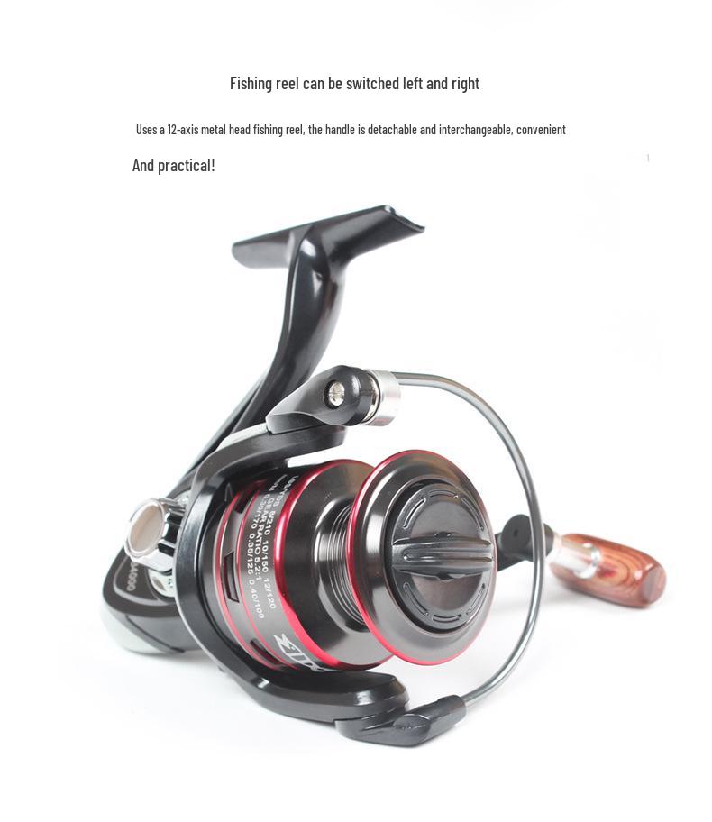 Ice Fishing Ultra-Hard Casting Rod Set: Compact, Solid Core, Short Gun Handle for Winter and Raft Fishing.