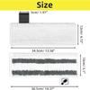 Set of 14 Microfibre Floor Cloth Cover Colour Round Brush Effective Cleaning for SC1 SC5 SC7 Steam Cleaner Floor Nozzle