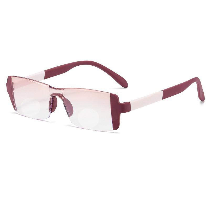 New Anti Blue Light Bifocals High End Fashion Ultra Light Reading Glasses For Elderly