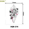 Cartoon Waterproof Full and Half Arm Tattoo Stickers with Creative Color Designs
