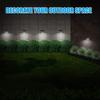 8-Pack Solar LED Garden Fence Lights - Wireless, Waterproof Wall/Patio Outdoor Security Lamps