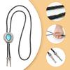 Bolo Tie for Adult Western Cowgirls Metal Necktie Rope Cord Pendants Necklaces Braids Jewelry for Women Teen Girls