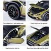 1:24 Scale HURACAN STERRATO URUS Car Model Toy Metal Diecast Sound Light Shock Absorption Models Hobby Presents for Children