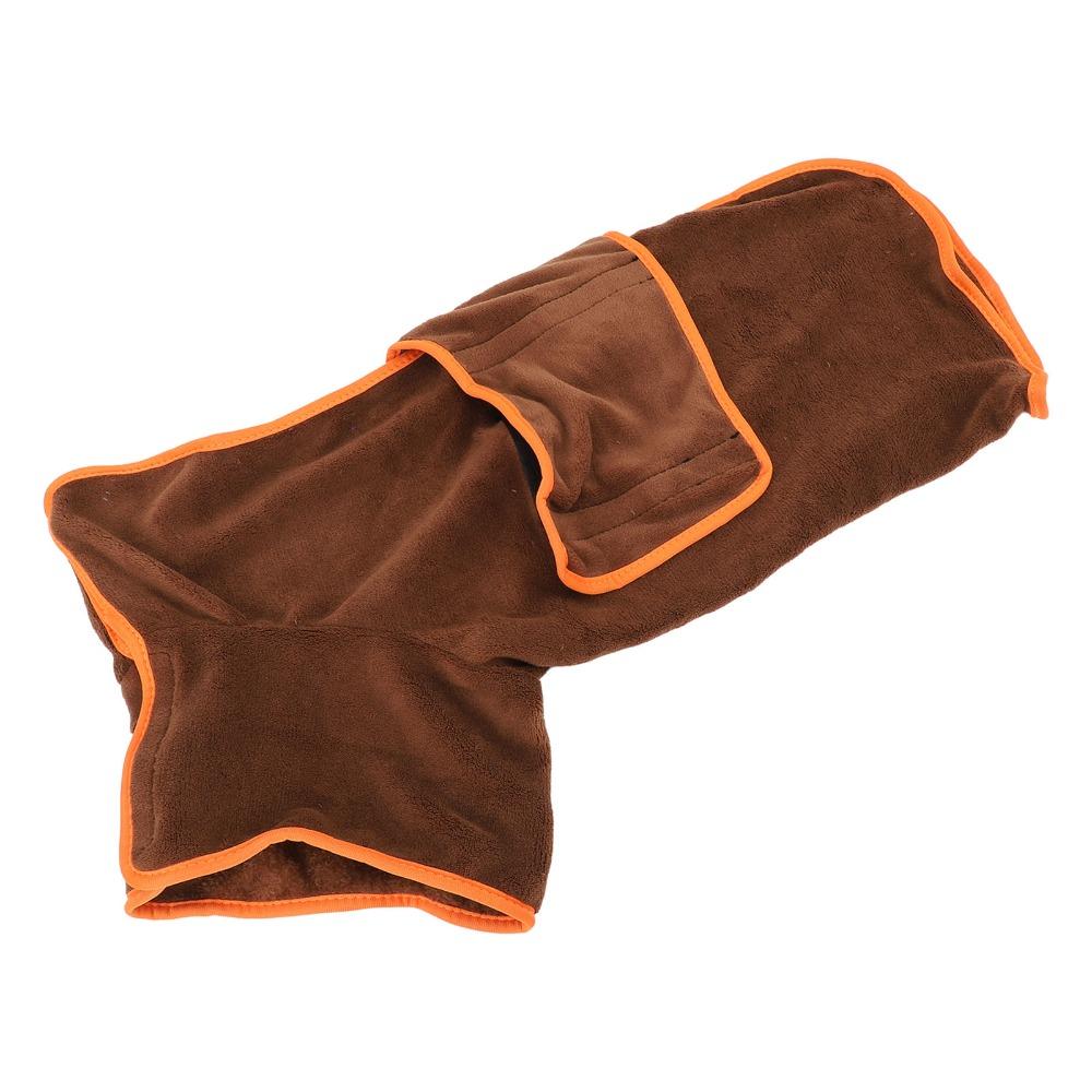 Fast Drying Dog Bathrobe Towel Super Absorbent Dog Towel Wrap Super Absorbent Robe  After Bath