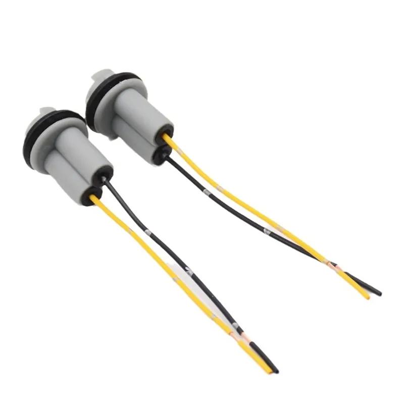 2Pcs T13 T15 LED Adapter Car Lamp Holder Bulb Base Turn Signal Side Light Socket Accessories for Vehicle