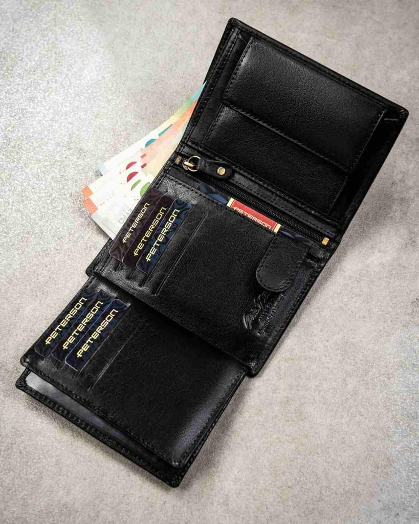 Portfel skórzany PTN N4-BUF-0840 Black