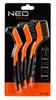 Wire brushes set of 3, 3x7 rows (Brushes made of steel, nylon and brass wire. Brush profiled to increase cleaning efficiency.)