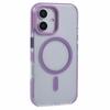 For iPhone 16 Plus Clear Case Compatible with MagSafe TPU+PC Back Cover