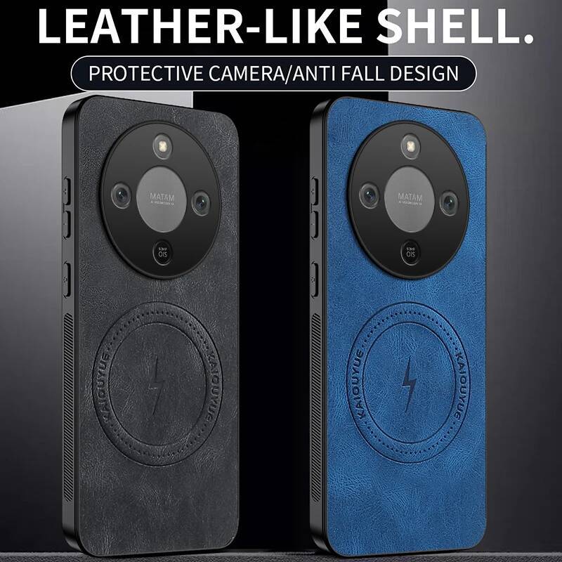 For Honor X9d 5G Tok Magsafe-hez Luxus Báránybőr Pu Bőr Mágneses Matt Borító Honor X9 D X9D X70-hez Leejtésálló Ütődésvédő