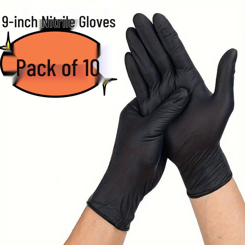 Extra Long & Thick Disposable Nitrile Gloves, Food Grade, Waterproof, Ideal for Dishwashing, Catering, and Household Cleaning.