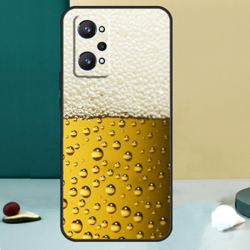 A Glass of Beer Alcohol For Realme 11 10 12 13 14 Pro Plus GT 7 6 5 Pro GT 6T C67 C61 C53 C51 C21Y C25S C75 C55 Case