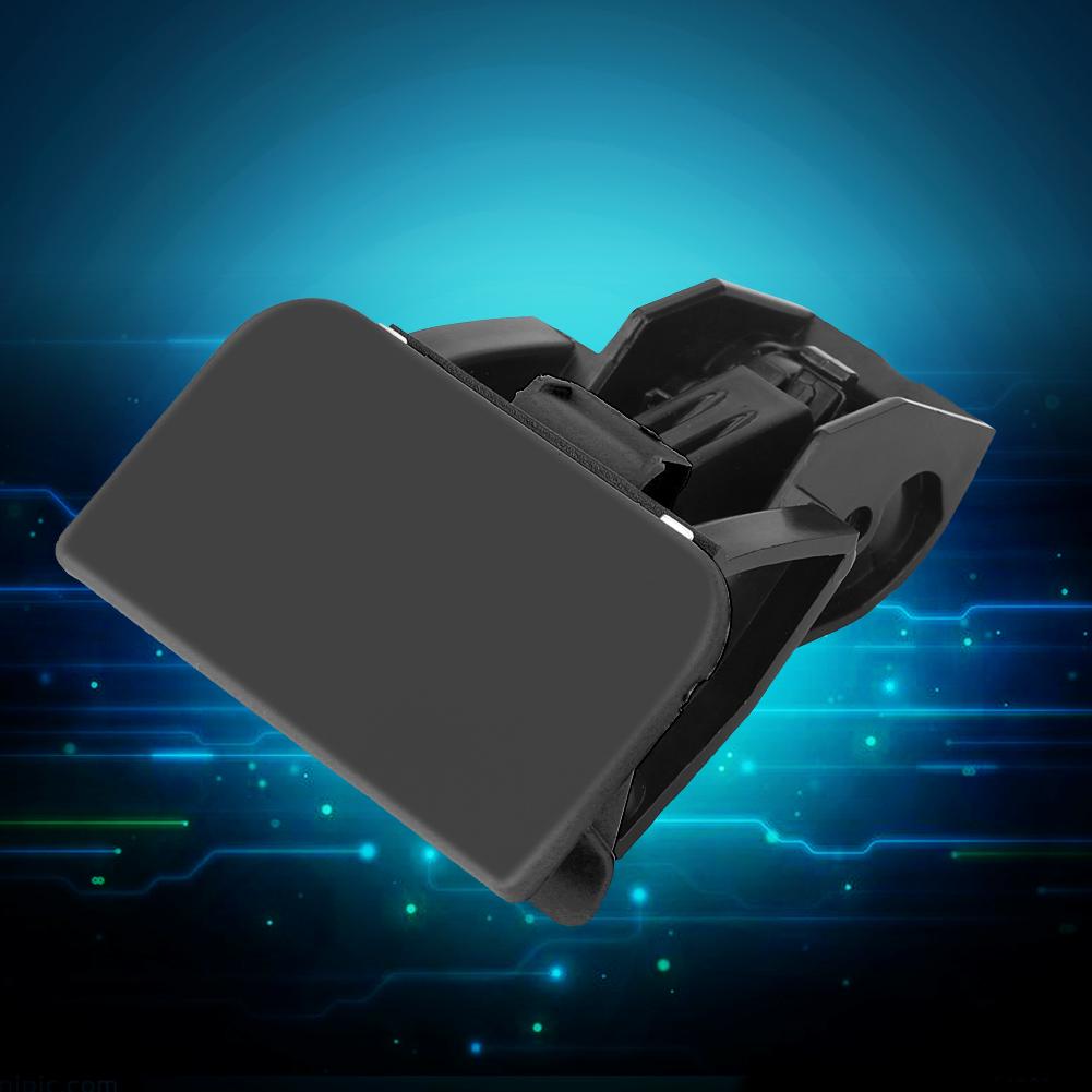 Trava de porta-luvas de carro, maçaneta da tampa, sem furo, preta