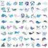 60 New Narwhal Cartoon Animal Graffiti Stickers Notebook Suitcase Decoration Stickers
