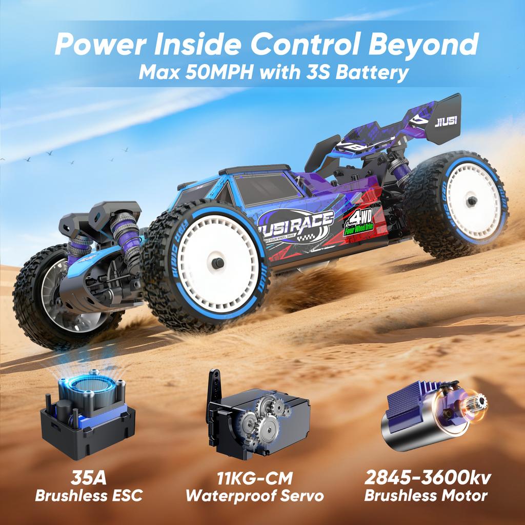 1:12 80km/h JIUSI WB12 PRO Rc Car 4WD Off Road Racing Car 2.4G Remote Control Car Competitive Toys Drift Cars For Boys Gift