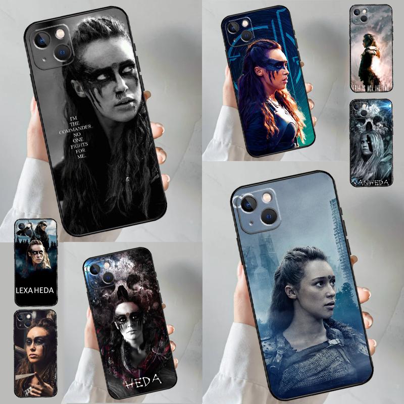 The 100 TV Show Heda Lexa Case For iPhone 16 15 14 13 12 Mini 11 Pro Max X XR XS 7 8 Plus Soft Bumper Cover