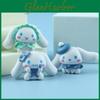 Figura de Cachorro Pudim Corgi de Jade com Tema de Verão Brinquedo de Patch Diy 7cm Material Pvc