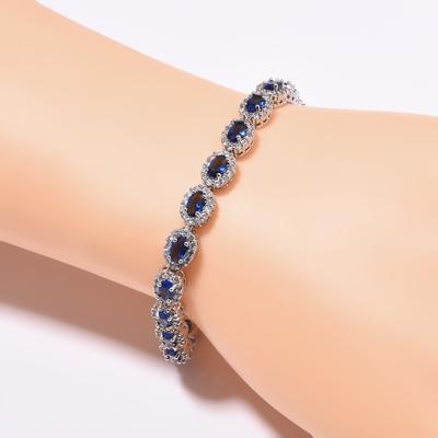 Bracciale Zircone Ovale Gioielli Donna Fibbia di Estensione Semplice Bracciale da Donna Accessori Gioielli di Alta Gamma