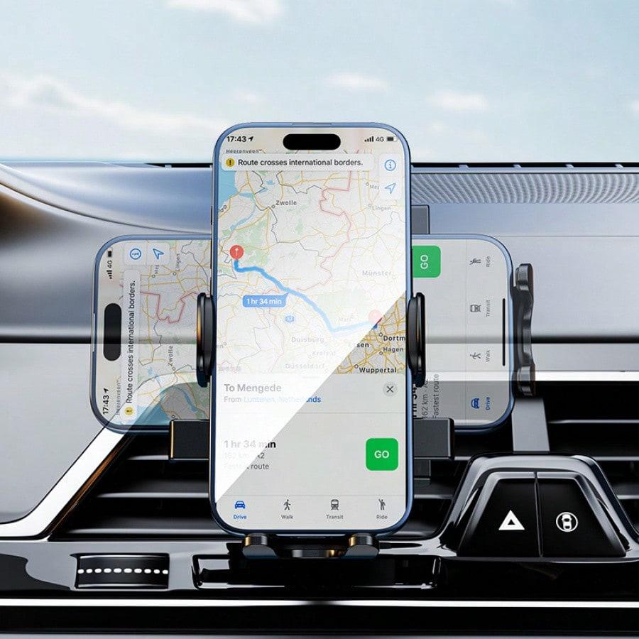 Car Phone Holder, 360-Degree Rotating Rearview Mirror Panel Phone HolderSuitable For Phone And Dashboard Mounting Not Waterproof