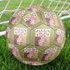 Cat Patchwork Art Indoor Soccer Ball Size 5 Colorful All Ages Machine Stitched PVC Competition Ready Durable High-Bounce