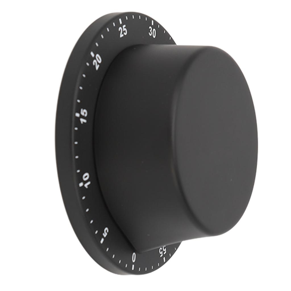 Mekanisk Timer Exakt Tyst Räkning Högt Larmsignal Svart Tids Påminnelse För Kök Matlagning Studier Träning