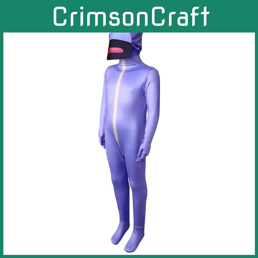 Yeeps Verstecken Lila Cosplay Kostüm Spiel Jumpsuits Bühnenauftritt
