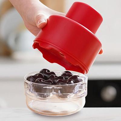 Cherry Pitter Olive Seed Squeeze Tool Stoner Remover Corer Pitter Stone Seed Remover Transparent Plastic Kitchen Tool