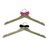 Elegant Wedding Garment Hanger Wood Frame Clothes Hanger MultiFunctional Hook For Bridal Shower Bride Grooms Use 2PCS