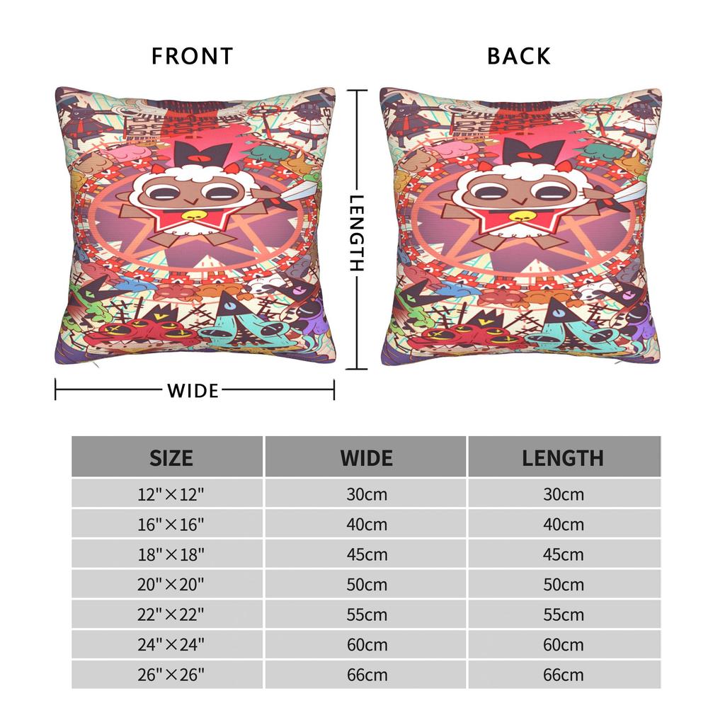 Game C-Cult Of The L-Lamb Pillow Cover Design Cushion Cover Funny Pillow Case For Chair Sofa Home Decor