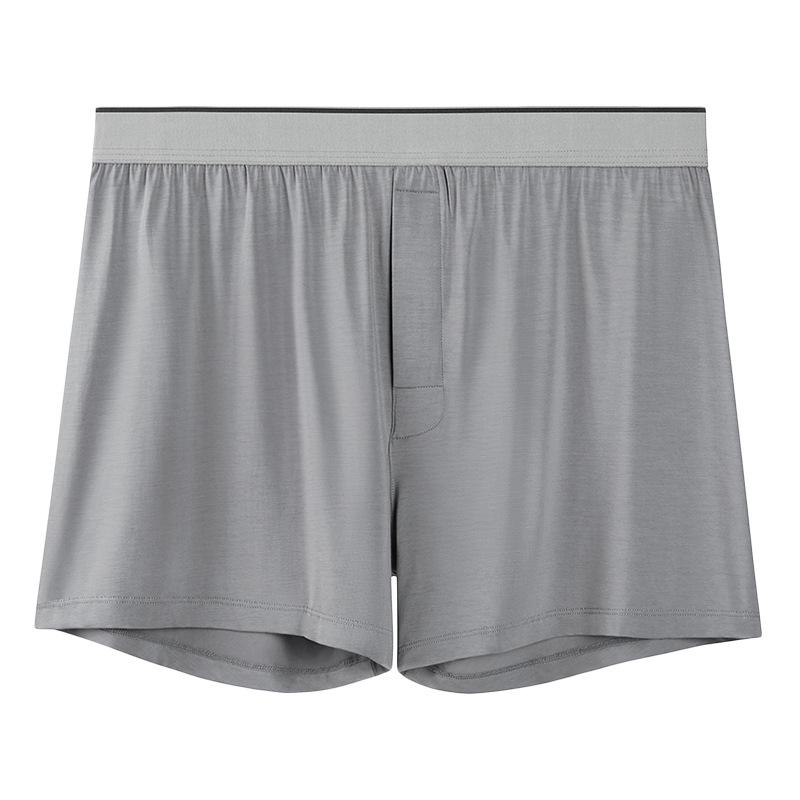 Herren Übergröße 60er-Pack Modal Atmungsaktive Boxershorts - Jugend Lockerer Schnitt, Vier-Ecken-Stil
