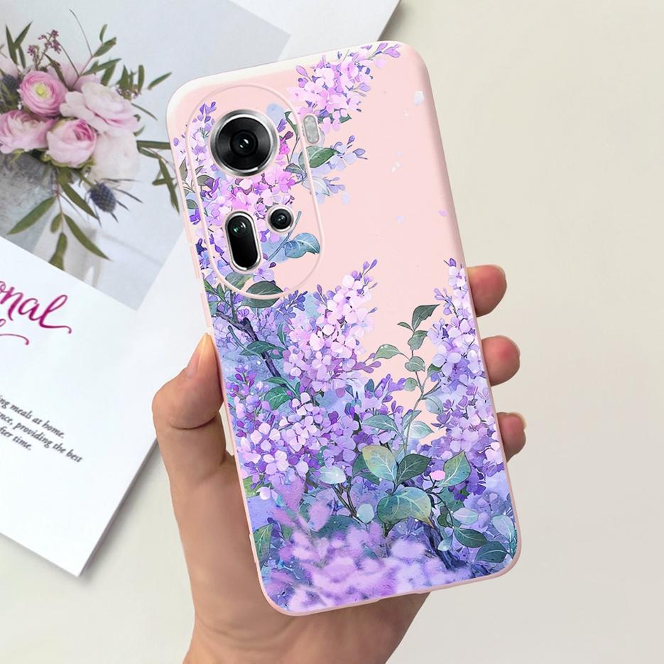 For Oppo Reno 11 5G Case CPH2599 Cute Fashion Painted Cover Soft Silicone Phone Case For Oppo Reno11 Pro Reno 11F Reno11 F Shell