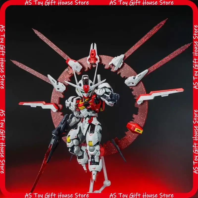 New Q Version Mgsd Supa Chinese Red Aerial With Halo Effect Action Figure Mecha Assembly Model Kit Toys Collectible Ornament