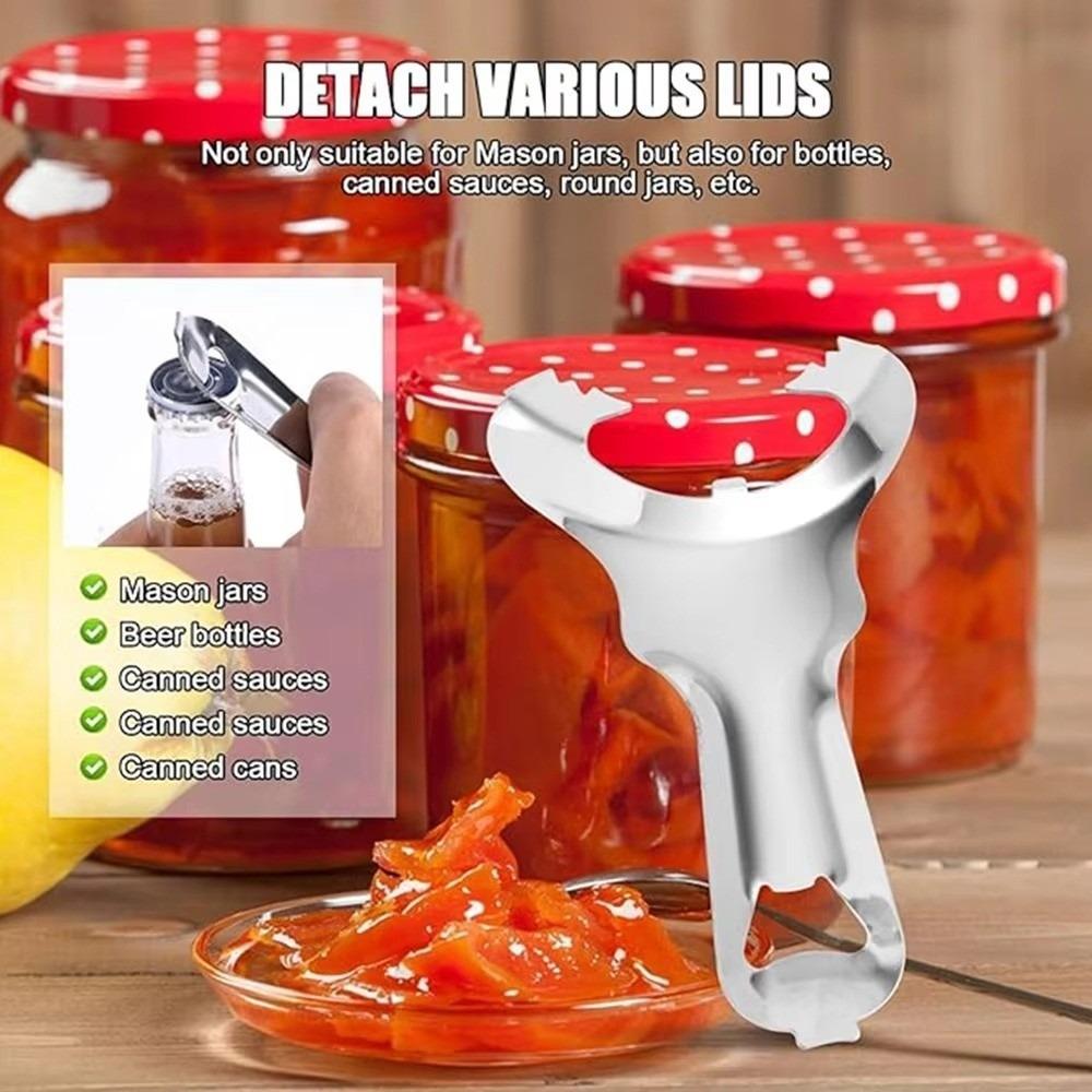 Handhållen Manuell Flasköppnare Lättvriden Burkocknare Burktoppborttagare Verktyg Hem Grill BBQ