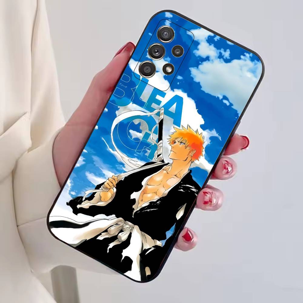 B-Bleachs Kurosaki Ichigo Phone Case For Samsung S25,S24,S21,S22,S23,S30,Ultra,S20,Plus,Fe,Soft Silicone Black Cover
