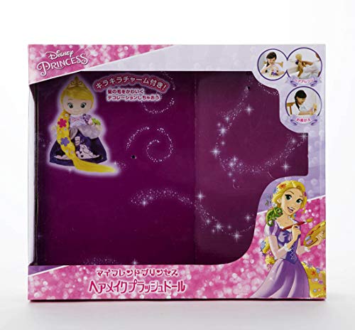 Disney Character My Friend Princess Hair & Makeup Plush Doll Deluxe Set (Tangled) Rapunzel