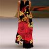 Dress Women Summer Print Long Beach Holiday Loose 3D Skirt