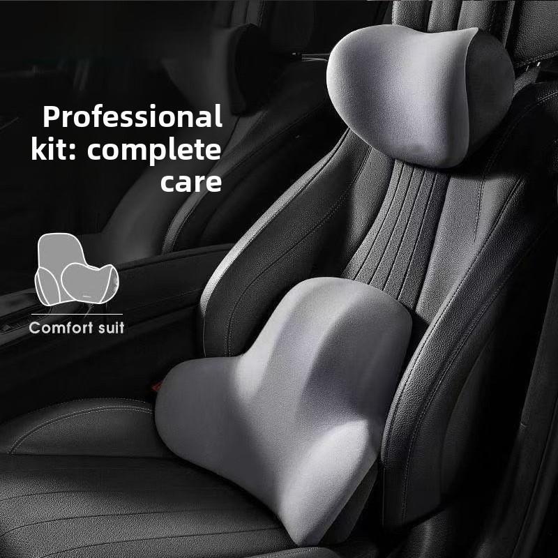 Memory Foam Car Lumbar Support Cushion For Office And Travel Comfort