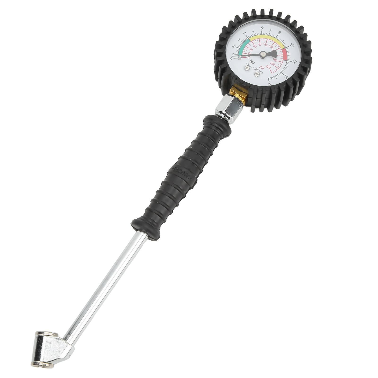 

Манометр 0220 PSI Стрілочний Тип Ручний Механічний Високої Точності Універсальний для Автомобіля